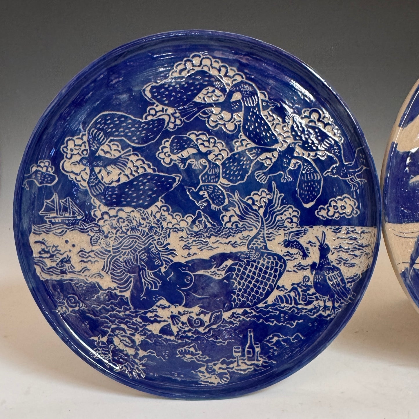 Seagulls and the mermaid