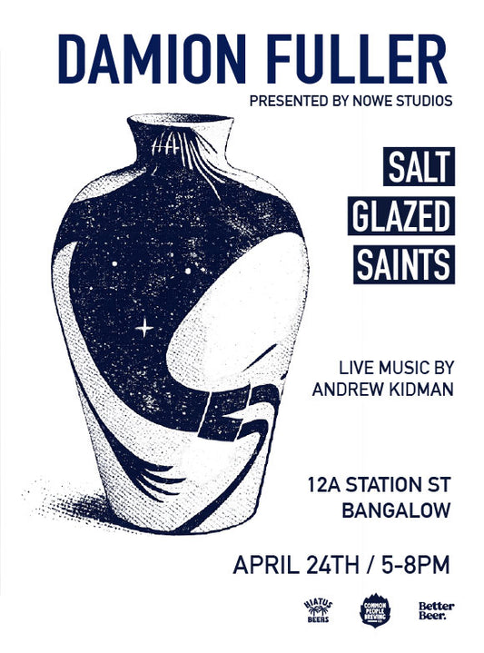 Salt Glazed Saints exhibition, Bangalow NSW 2026.